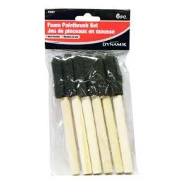 24 of 6 Pc Foam Paintbrush Set