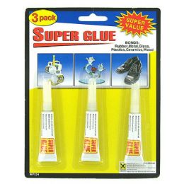 72 Wholesale 3 Pack Super Glue