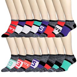 Yacht & Smith Women's Assorted Colored Styles Ankle Socks Size 9-11