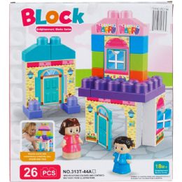 12 Wholesale Assorted Colored Blocks In Color Box