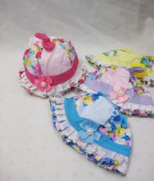 48 Pieces Baby Summer Sun Hat Floral - Sun Hats