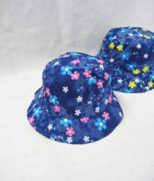 48 Wholesale Toddlers Bucket Hat Floral
