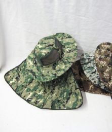 24 Pieces Men's UltrA-Lite Breezer Hat In Camo - Cowboy & Boonie Hat