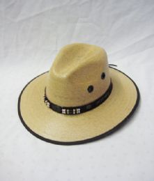 12 of Men's Western Cowboy Straw Coated Hat