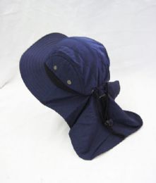 24 Wholesale Mens Boonie Hiker /fisher Hat In Blue