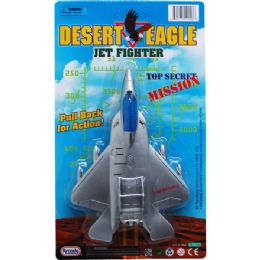 48 Wholesale 7" F/w Airplane Jet Fighter On Blister Card