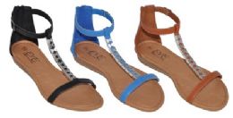 24 Wholesale Women's Assorted Color Sandals
