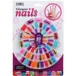144 Pieces Sixty Piece Toy Nail Play Set - Girls Toys