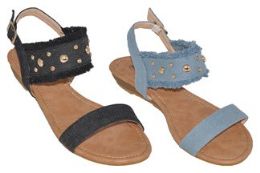 24 Wholesale Women's Sandal With Rhinestone
