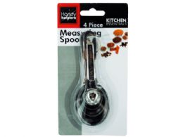 72 Wholesale Metal Measuring Spoon Set
