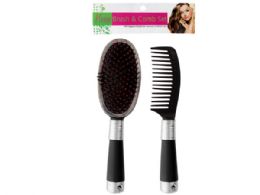 72 Wholesale Hair Brush & Comb Set