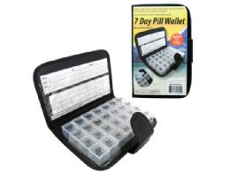 18 Pieces 7 Day Pill Wallet - Pill Boxes and Accesories