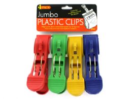 24 Wholesale Jumbo Plastic Clips