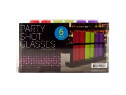24 Pieces Test Tube Party Shot Glasses With Stand - Party Favors