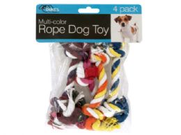 54 Wholesale MultI-Color Rope Dog Toy Set