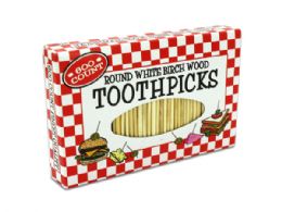 72 Wholesale Round Toothpicks