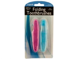 72 Pieces Folding Travel Toothbrushes - Toothbrushes and Toothpaste