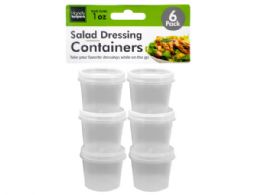 72 Bulk 1 Oz. Salad Dressing Containers Set