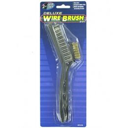 72 Wholesale Deluxe Wire Brush Set