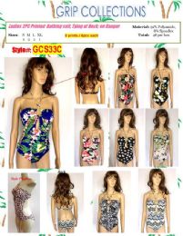 48 Wholesale Ladies 2 Piece Printed Bathing Suit