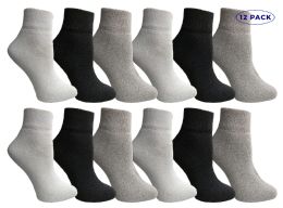 Yacht & Smith Women's Assorted Color Quarter Ankle Sports Socks, Size 9-11