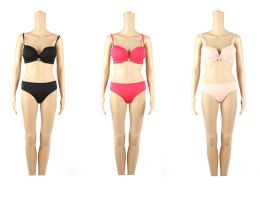 48 Pieces Womans Solid Color 2 Piece Bathing Suit - Womens Swimwear