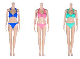 48 Pieces Womans Assorted Color 2 Piece Bathing Suit - Womens Swimwear