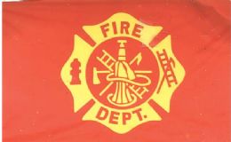 24 of Fire Department Flags