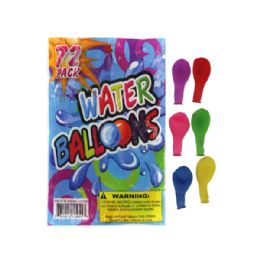 72 Wholesale 72 Pack Water Balloons