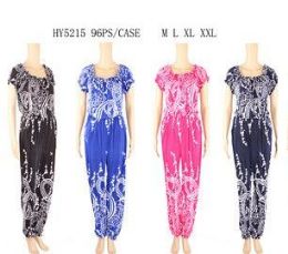 48 Wholesale Womens Fashion Summer Sun Romper Assorted Sizes