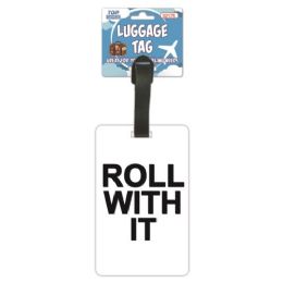 144 Wholesale Luggage Tag Roll With it