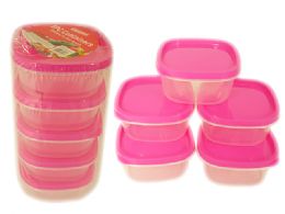 48 Pieces 5 Piece Square Multipurpose Containers - Storage Holders and Organizers