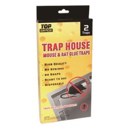 48 Pieces 2 Pack Mouse Glue Trap 8.5x4.5 - Pest Control