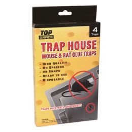 48 Pieces 4 Pack Mouse Glue Trap 7x4.5" - Pest Control