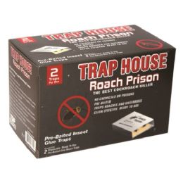 48 Wholesale 2 Pack Roach Prison Glue Trap