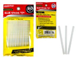 144 Wholesale 20 Piece Glue Gun Glue Sticks