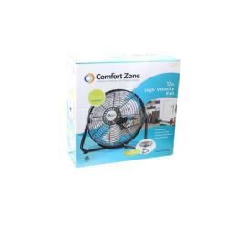 3 Units of 12" Black High Velocity Fan - Electric Fans
