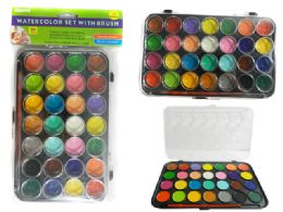 96 Wholesale 28 Color Water Color Set