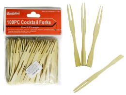 96 Pieces 100pc Cocktail Fork Picks - Hardware Miscellaneous