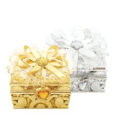 144 Pieces Jewelry Box Silver And Gold - Jewelry Box