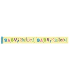 144 Pieces Baby Shower Banner Twelve Feet - Party Banners