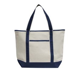 48 Wholesale Promotional Heavyweight Large Boat TotE-Navy