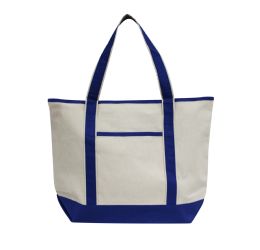 48 Wholesale Promotional Heavyweight Large Boat TotE-Royal