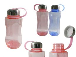 48 Units of Water Bottle With Screw Top Lid - Drinking Water Bottle