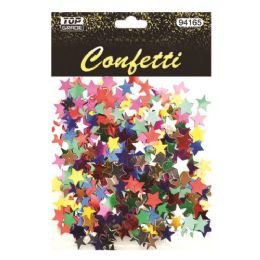 144 Pieces Stars Confetti Multi Color - Streamers & Confetti
