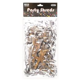 96 Pieces Party Shred Silver - Bows & Ribbons