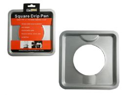 96 Units of Square Burner Drip Pan - Baking Supplies