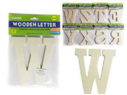 144 Bulk Decorative Wooden Letter