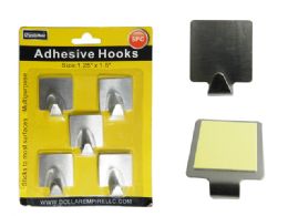 96 Wholesale 5pc Adhesive Hooks