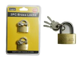 96 Wholesale Brass Locks With 2 Keys